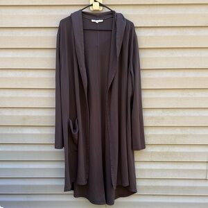 Bryn Walker | Cardigan Duster With Hood size Extra Large